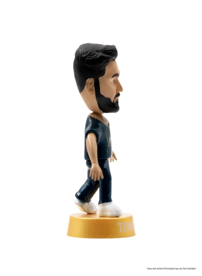 Chanak Cricket Icons Action Figure Rahul Tewatia Gujarat Titans Collectible Miniature Figurine, IPL Edition 360° Rotatable Head, GT Cricket Player for Fans & Kids, Collectors Pack of 1 - Image 5